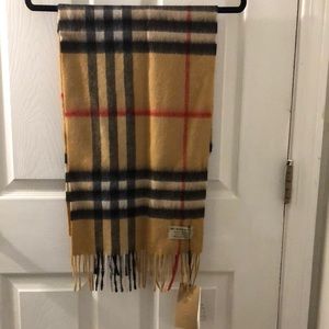 Burberry Cashmere Scarf - never worn